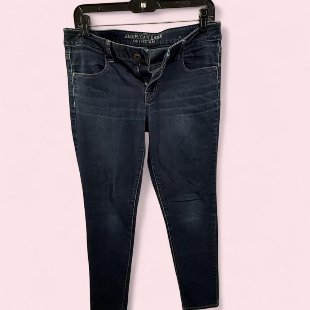 American-eagle-outfitters Women's Blue and Navy Jeans
